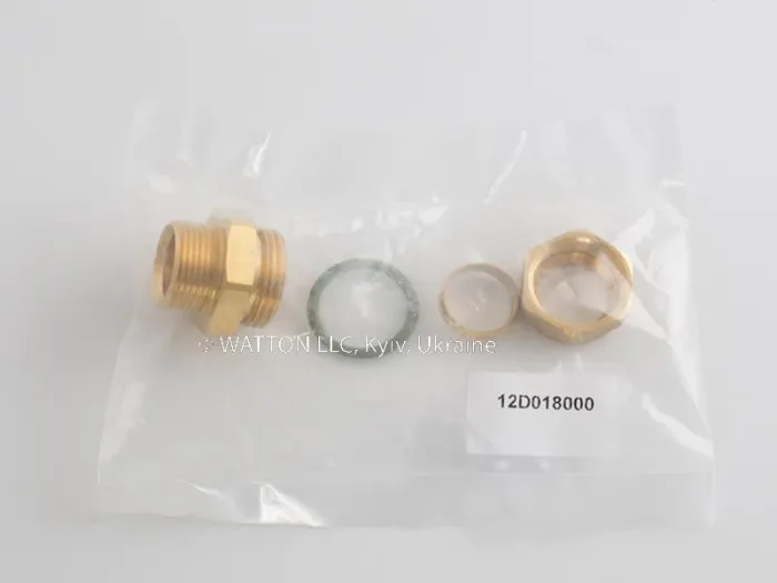 Фітінг mm18 - G3/4” M w/O-Ring+Nut