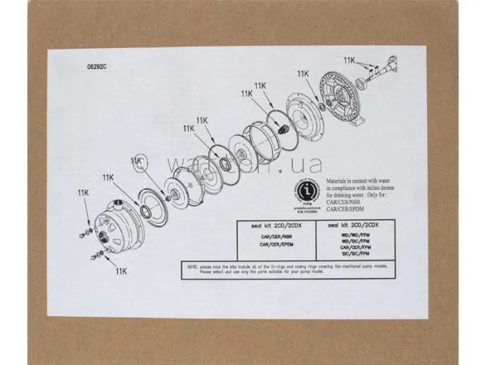 Комплект 2CDXE 70/120