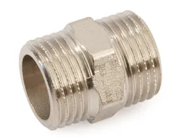 Ніпель подвійний ХРОМ 1/2"