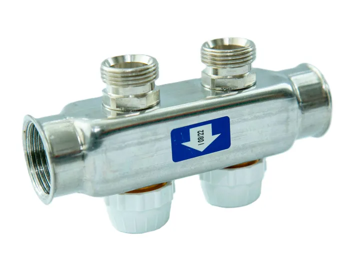 Колектор SS 1"x3/4"x2 під термопривід