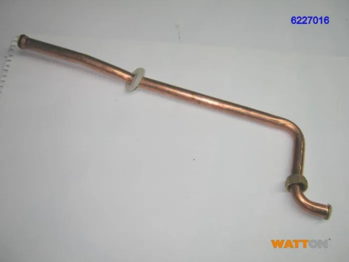D.H.W. outlet pipe